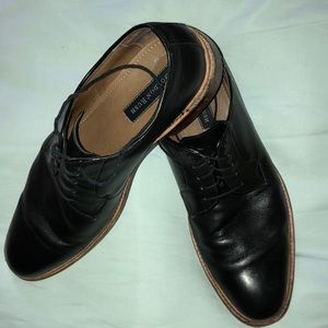 Gordon Rush Black leather Dress Shoes